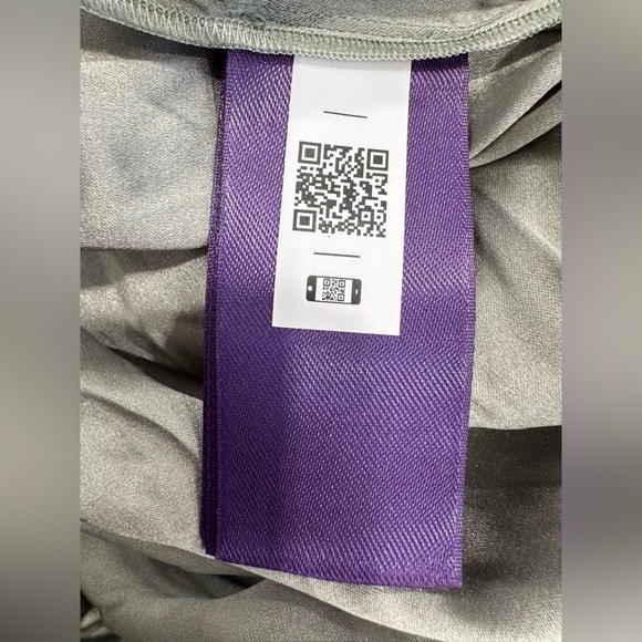 Ralph Lauren Collection Rhiannon Ruffle Silk Gown Light Green Maxi Dress - Picture 12 of 14